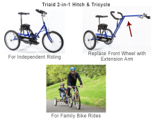 Triaid 2-in-1 Hitch & Tricycle