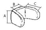 R82 Headrest, Gazelle